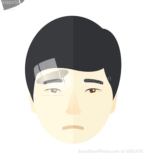 Image of Bored young man.