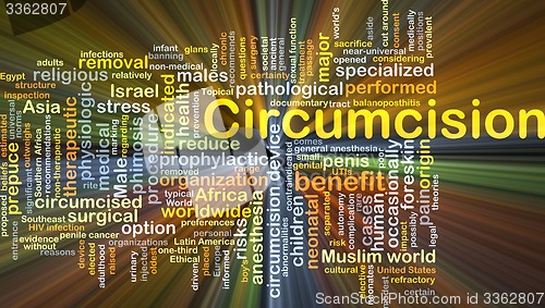 Image of Circumcision background concept glowing