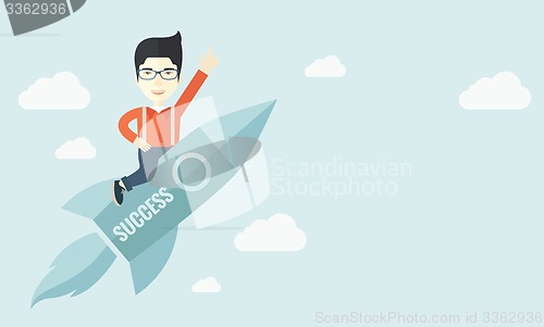 Image of Man in start-up ,business