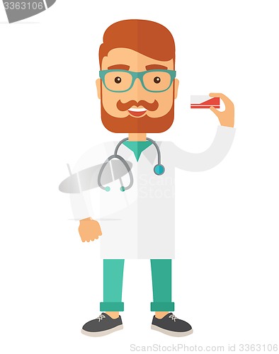 Image of Pharmacist holding a medicine