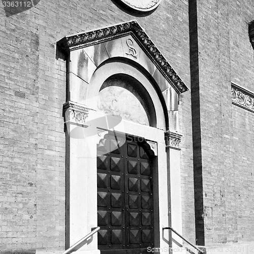 Image of old   door    in italy old ancian wood and traditional  texture 