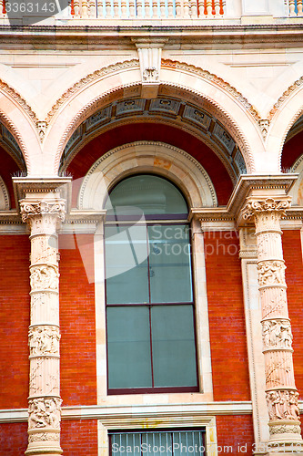 Image of old architecture in   wall and  