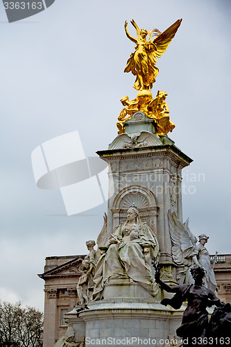 Image of historic   marble   in old city of london england