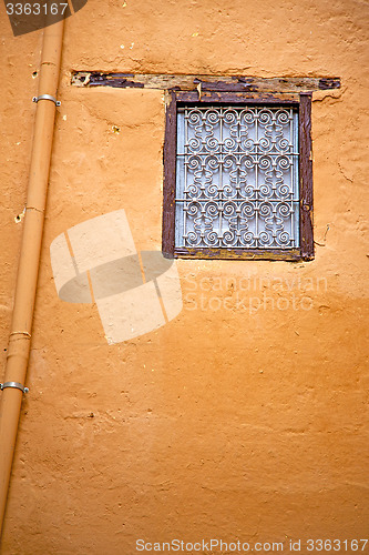 Image of  in morocco africa and old construction wal brick  