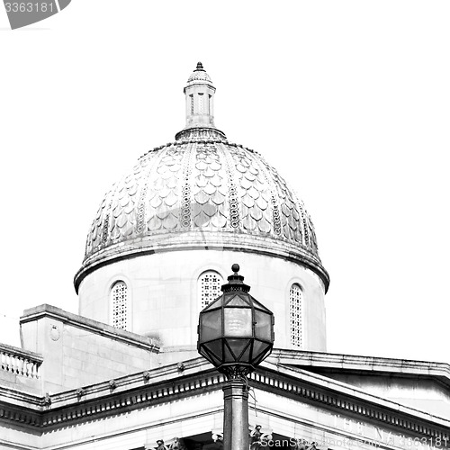 Image of old architecture in england london europe wall and history