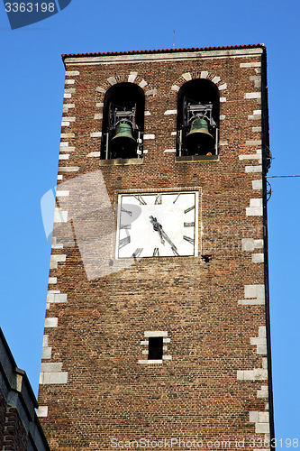 Image of turbigo old abstract in  italy   the   wall  and 