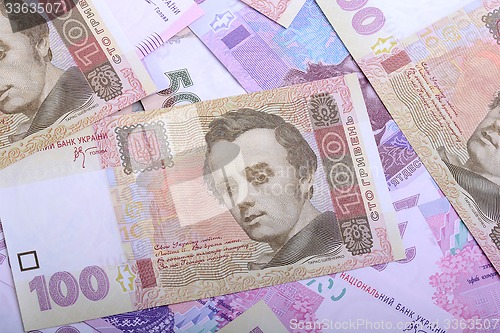 Image of Ukrainian money background