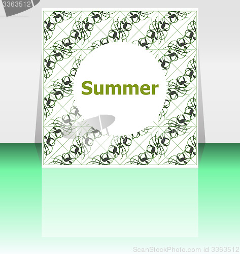 Image of summer poster. summer background. Effects poster, frame. Happy holidays card, Enjoy your summer