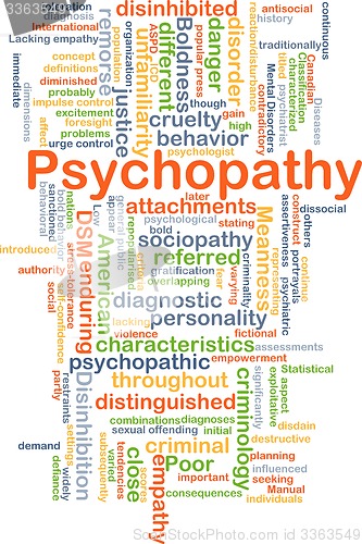 Image of Psychopathy background concept