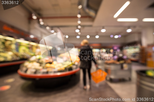 Image of Supermarket shopping