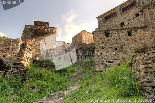 Image of Shatili town castle