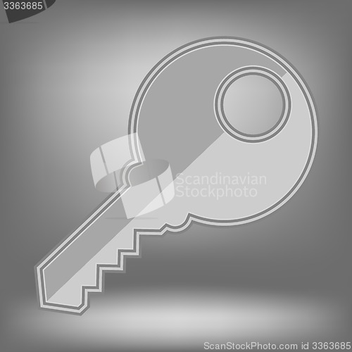 Image of Grey Key Icon