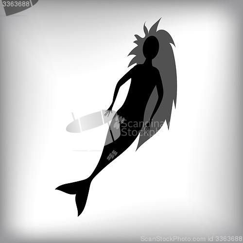Image of Mermaid Silhouette