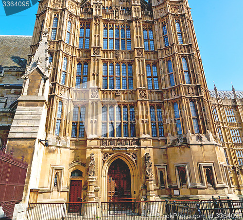 Image of old in london  historical    parliament glass  window    structu