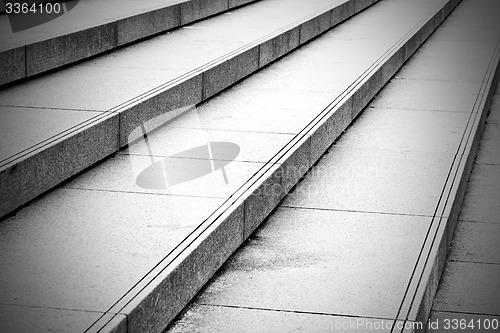 Image of in london old steps and marble ancien line 