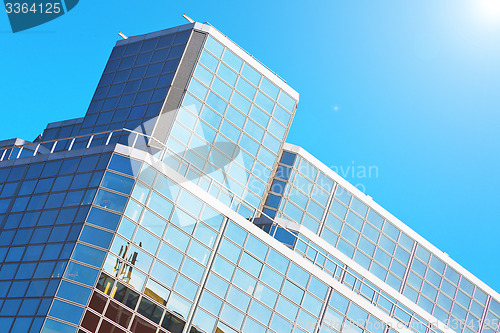 Image of windows in the city of london home and office   skyscraper  buil