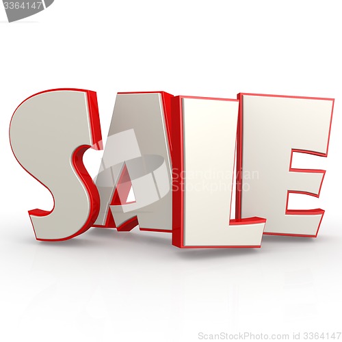 Image of Sale word with white background