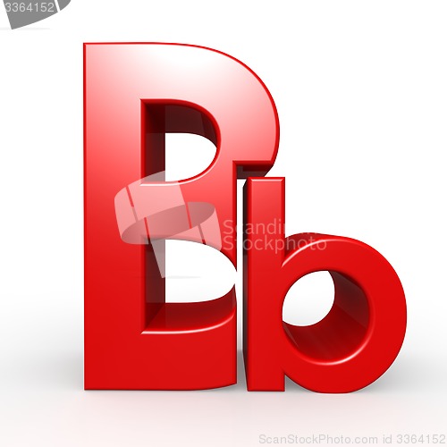 Image of Upper and lower case B together