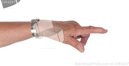 Image of Hand of an old woman