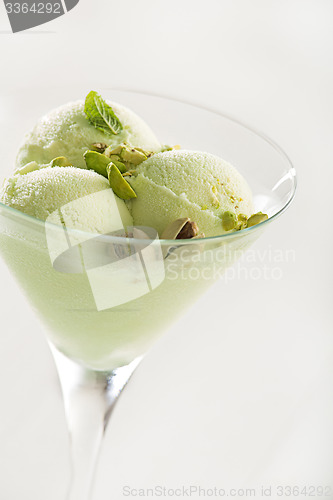 Image of Pistachio ice cream