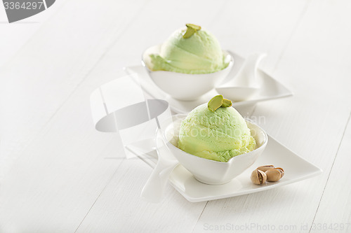 Image of Pistachio ice cream