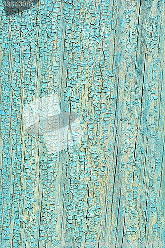Image of Texture of Wood blue panel for background