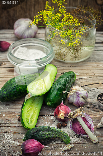 Image of salted cucumber