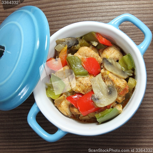 Image of Chicken and  vegetables