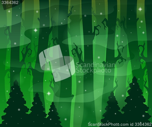 Image of Mysterious forest theme image 8