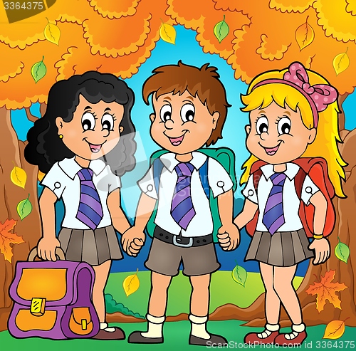 Image of School pupils theme image 6