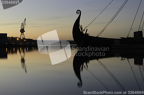 Image of Vikingship and industry