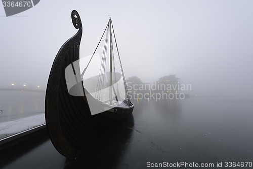 Image of Vikingship in Tønsberg