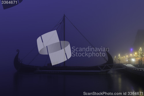 Image of Vikingship in Tønsberg