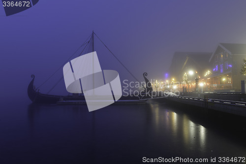 Image of Vikingship in Tønsberg