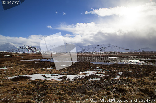 Image of Volcanic landscape on the Snaefellsnes peninsula in Iceland