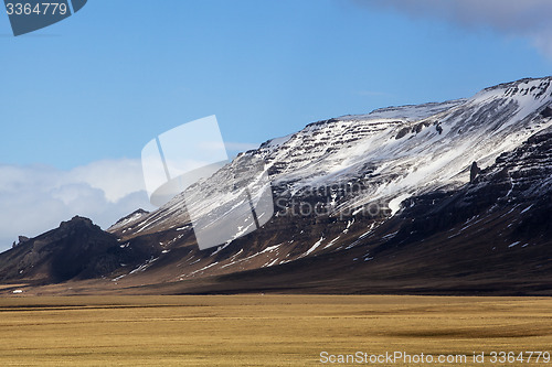 Image of Volcanic landscape on the Snaefellsnes peninsula in Iceland