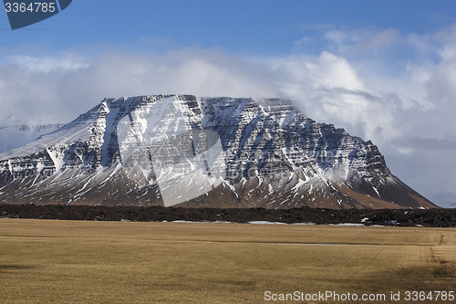 Image of Volcanic landscape on the Snaefellsnes peninsula in Iceland