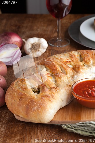 Image of Stromboli Stuffed Bread