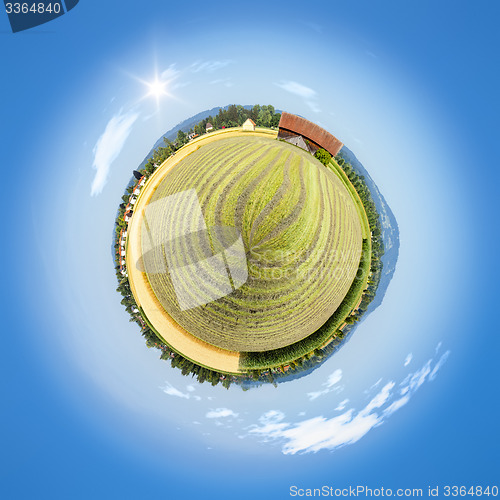 Image of little planet countryside