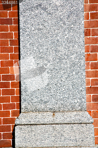 Image of brick in  italy old wall and texture  the background