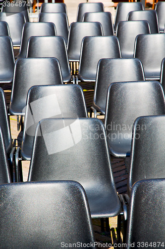 Image of   seat in italy europe background black  texture