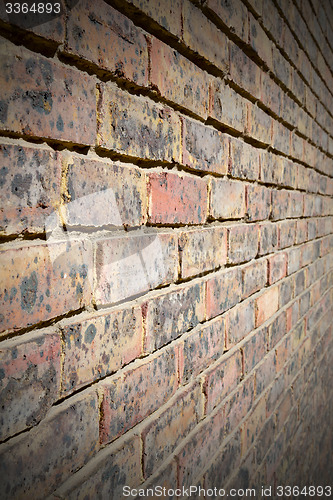 Image of in london   the    abstract    texture of a ancien wall and ruin