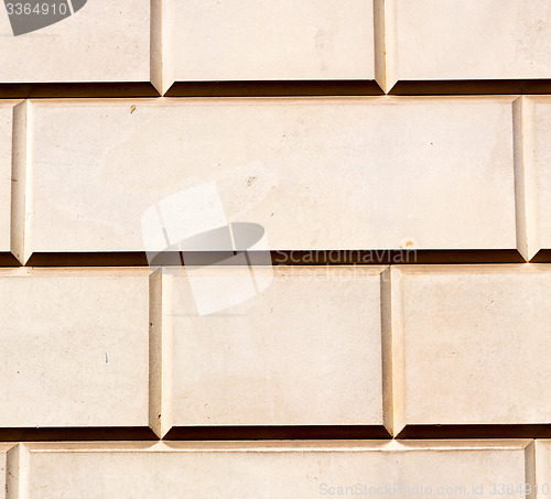 Image of in london abstract    texture of a ancien wall and ruined brick