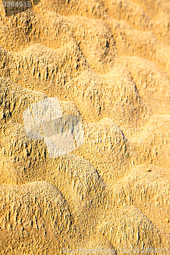 Image of brown dry sand  sahara desert  