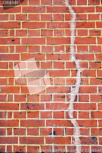 Image of in london   the    abstract    texture of a ancien wall and ruin
