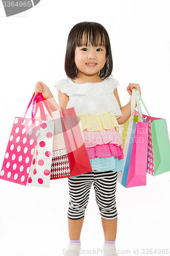 Image of Asian Kid with shopping bag