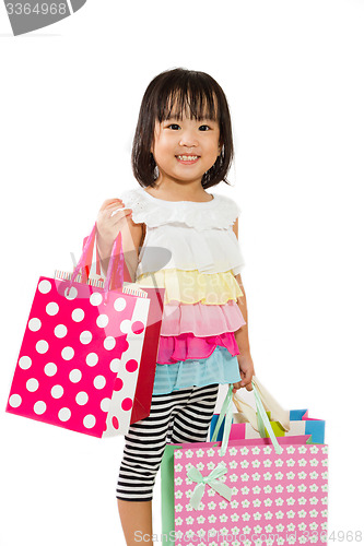 Image of Asian Kid with shopping bag