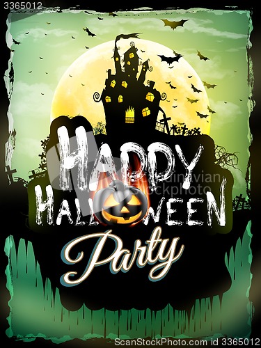 Image of Halloween night background. EPS 10