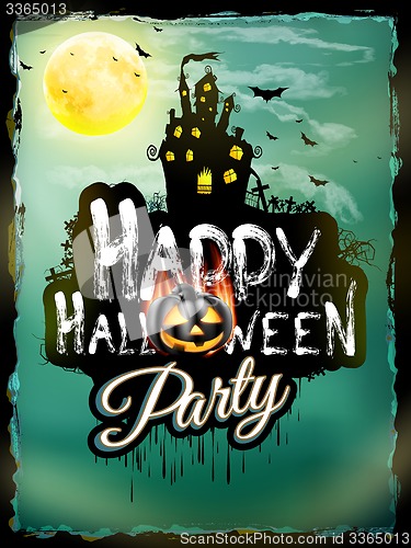 Image of Halloween night background. EPS 10