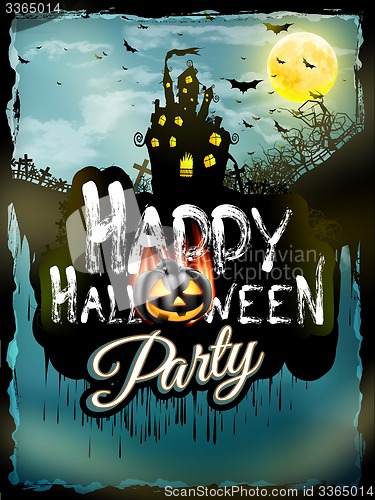 Image of Halloween night background. EPS 10